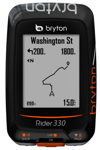 GPS RIDER 330T+CAD+HRT