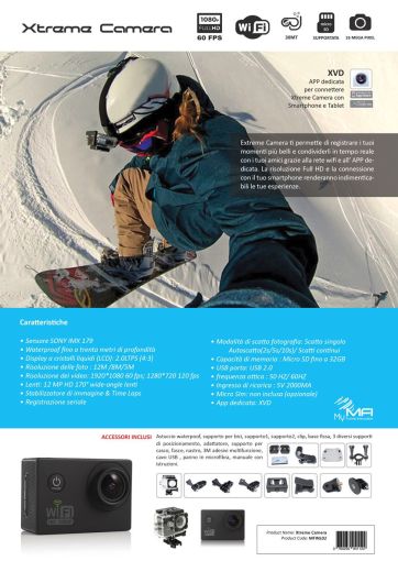 TELECAMERA MFI XTREME CAMERA