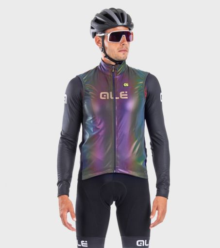 GILET ANTIVENTO ALE' IRIDESCENT REFLECTIVE