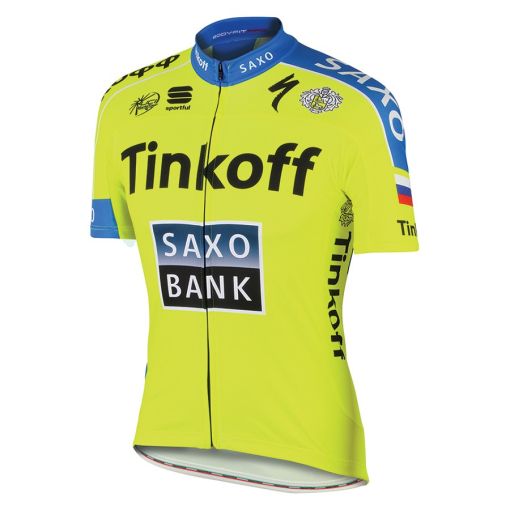 MAGLIA TINKOFF TEAM GIALLO FLUO'