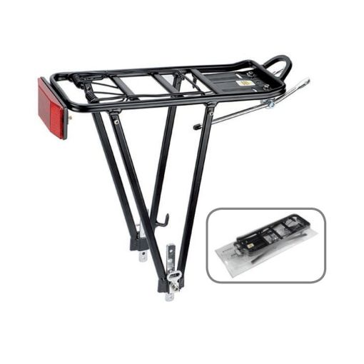 PORTAPACCO IN ALLUMINIO UNIVERSALE NERO