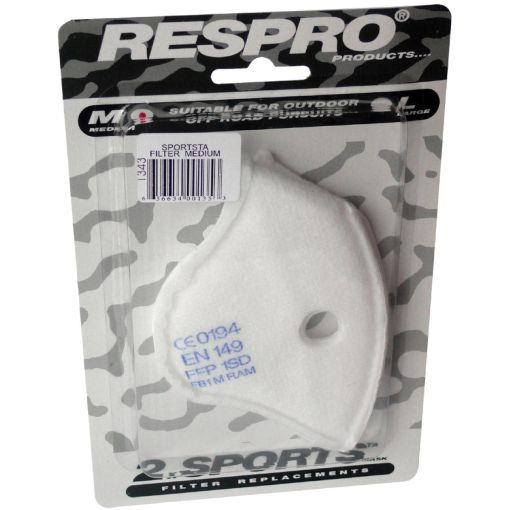 FILTRI MASCHERA ANTISMOG RESPRO SPORT